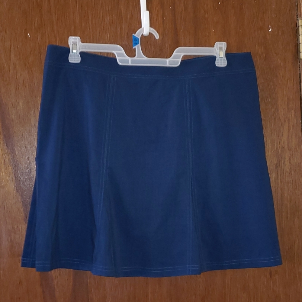 RipSkirt Hawaii Wrap Blue Skirt Sz XL EUC - Picture 4 of 4